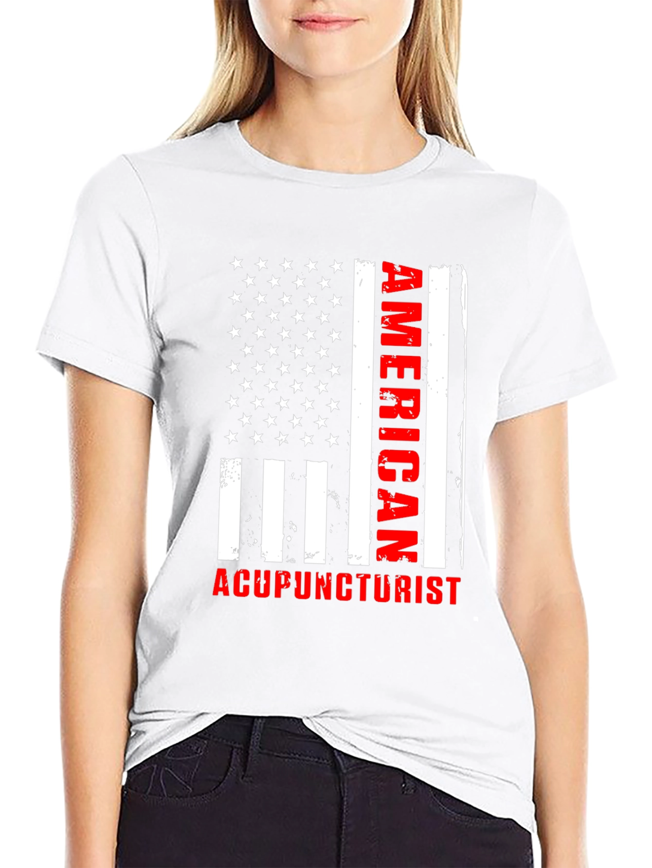 American Acupuncturist Patriotic T-Shirt
