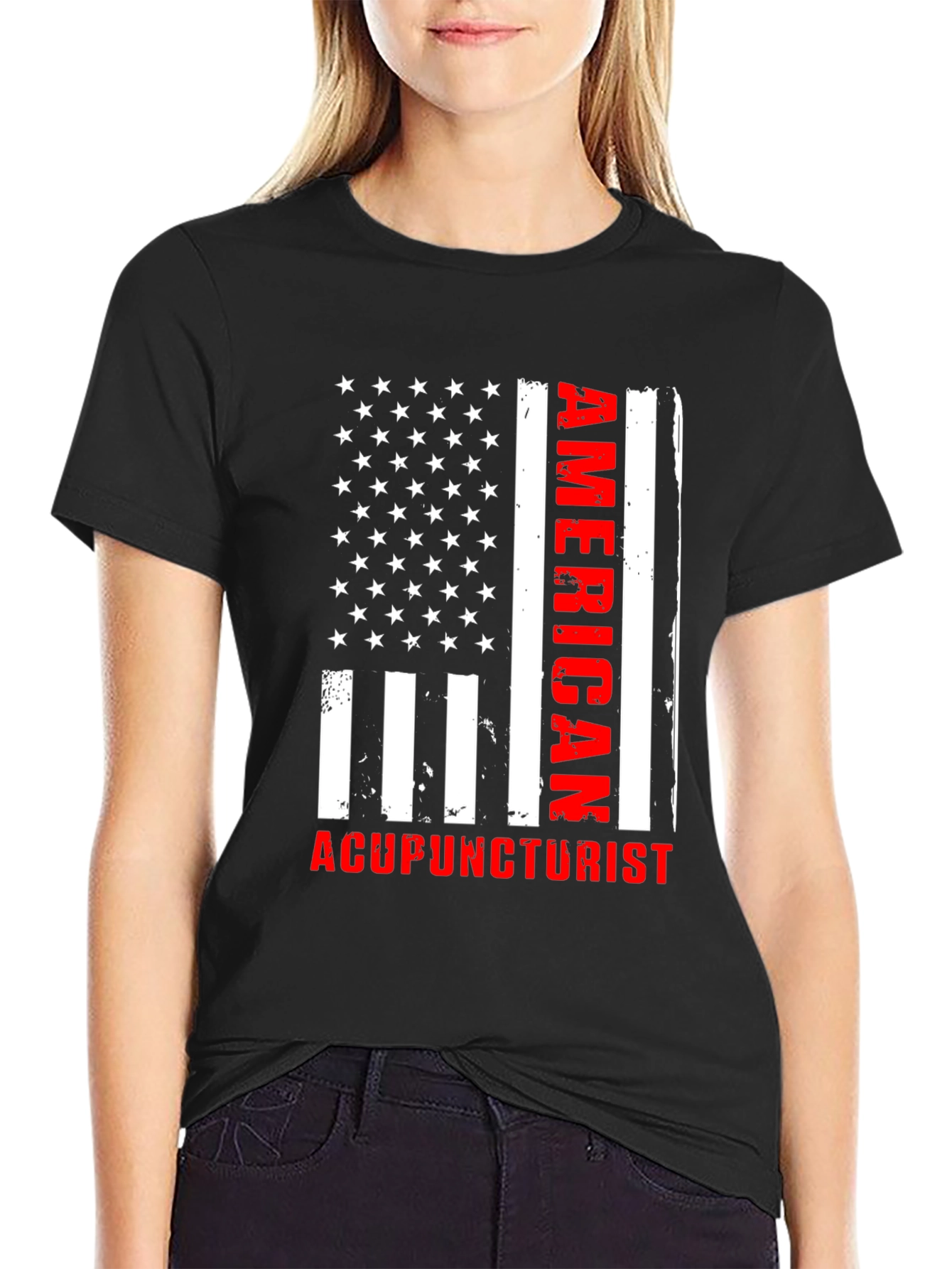 American Acupuncturist Patriotic T-Shirt