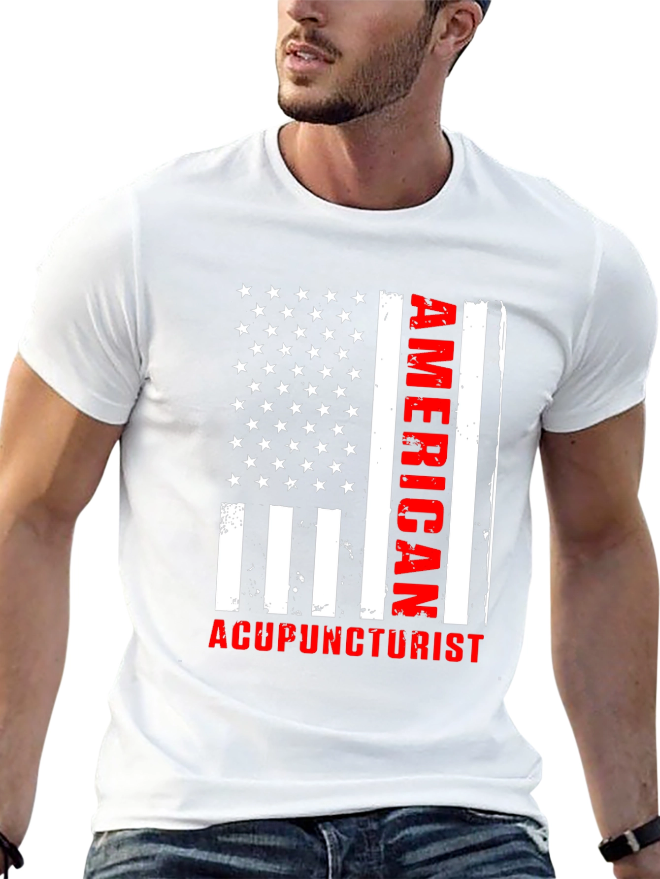 American Acupuncturist Patriotic T-Shirt