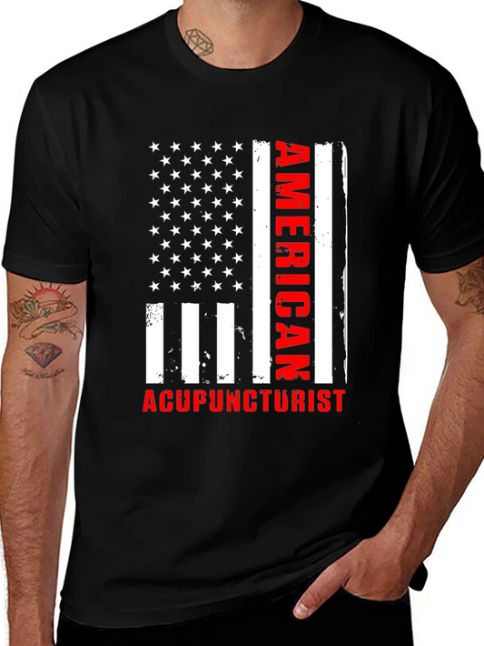 American Acupuncturist Patriotic T-Shirt