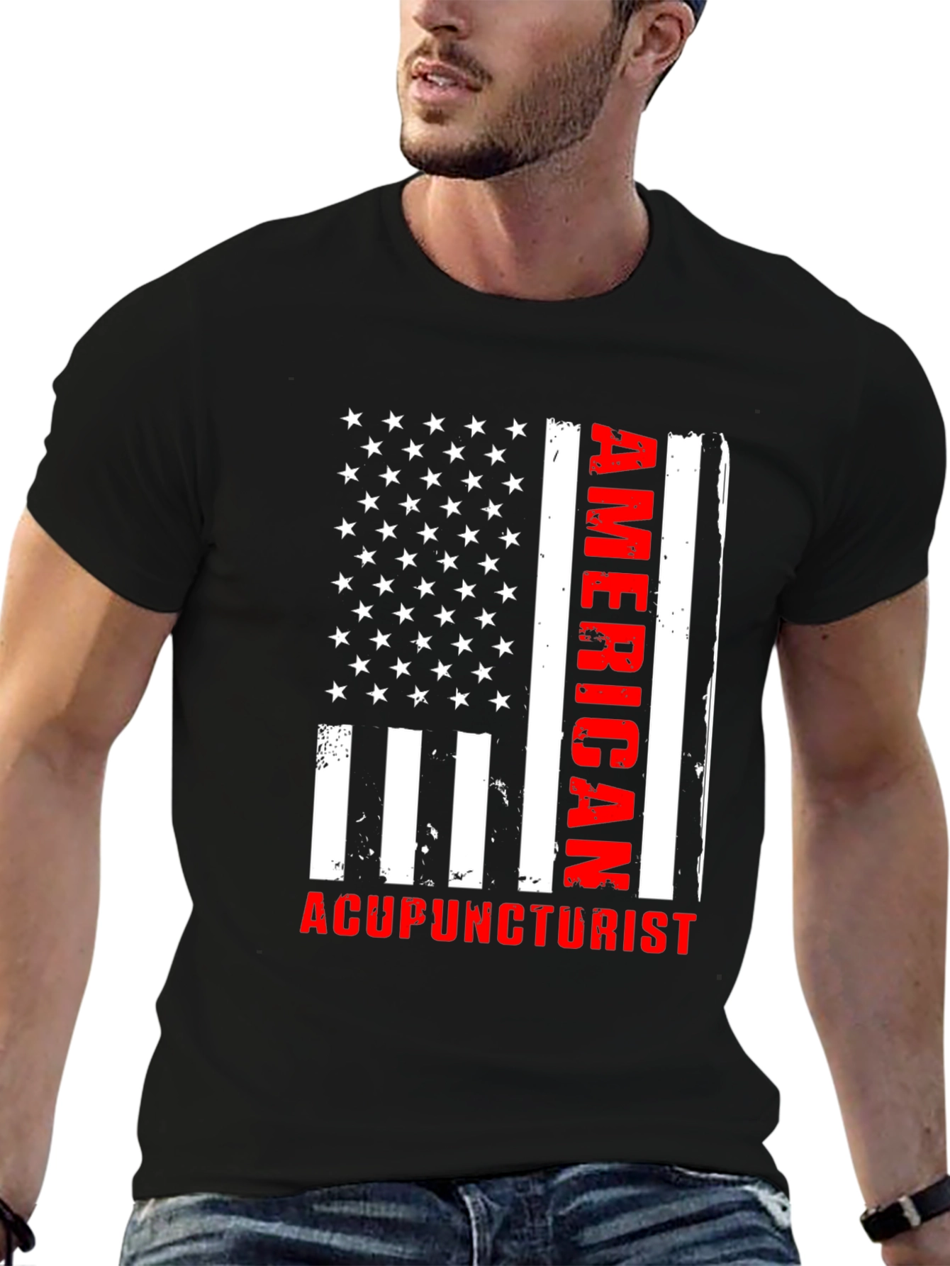 American Acupuncturist Patriotic T-Shirt