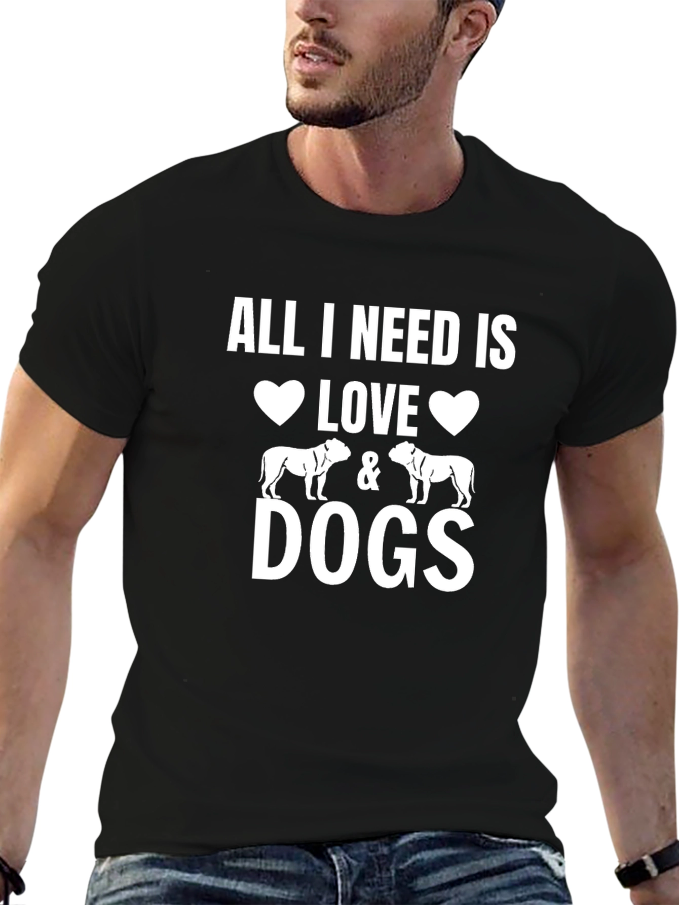 All I Need is Love & Dogs T-Shirt