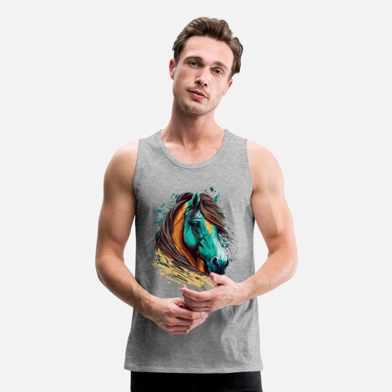 Horse Face Illustration