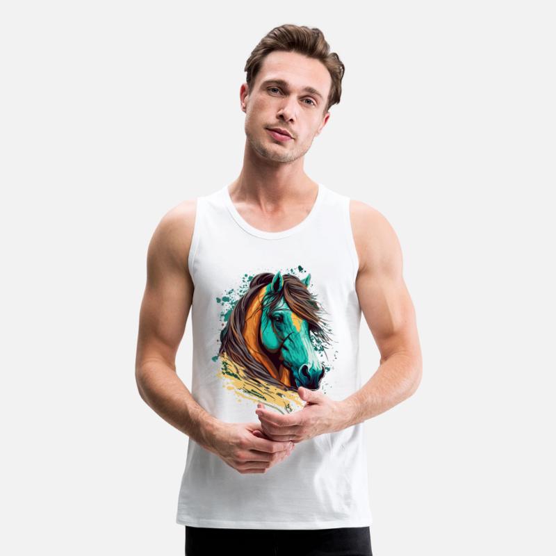 Horse Face Illustration