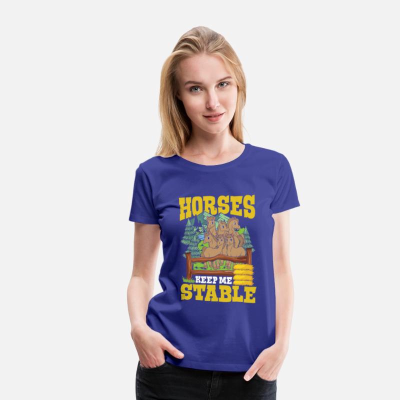 Horses Keep Me Stable for a Horsewoman