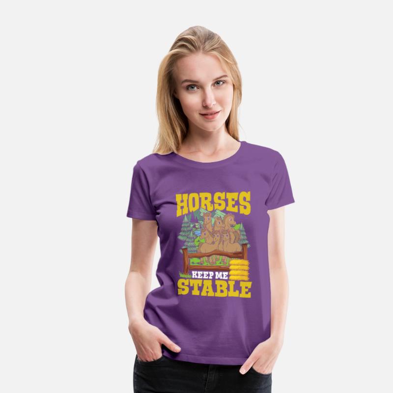 Horses Keep Me Stable for a Horsewoman