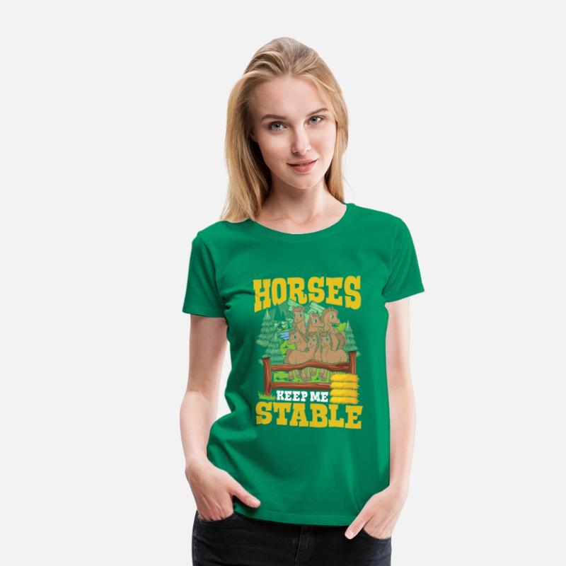 Horses Keep Me Stable for a Horsewoman