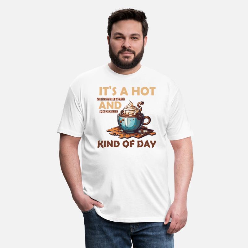 hot chocolate and puzzle kind of day Vintage retro