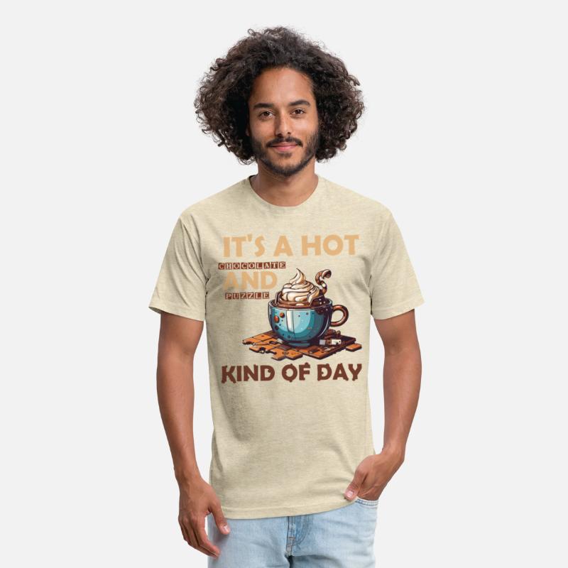 hot chocolate and puzzle kind of day Vintage retro