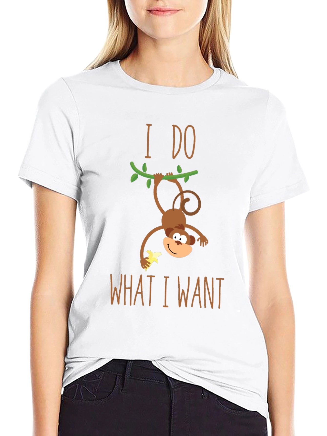 I Do What I Want Monkey T-Shirt