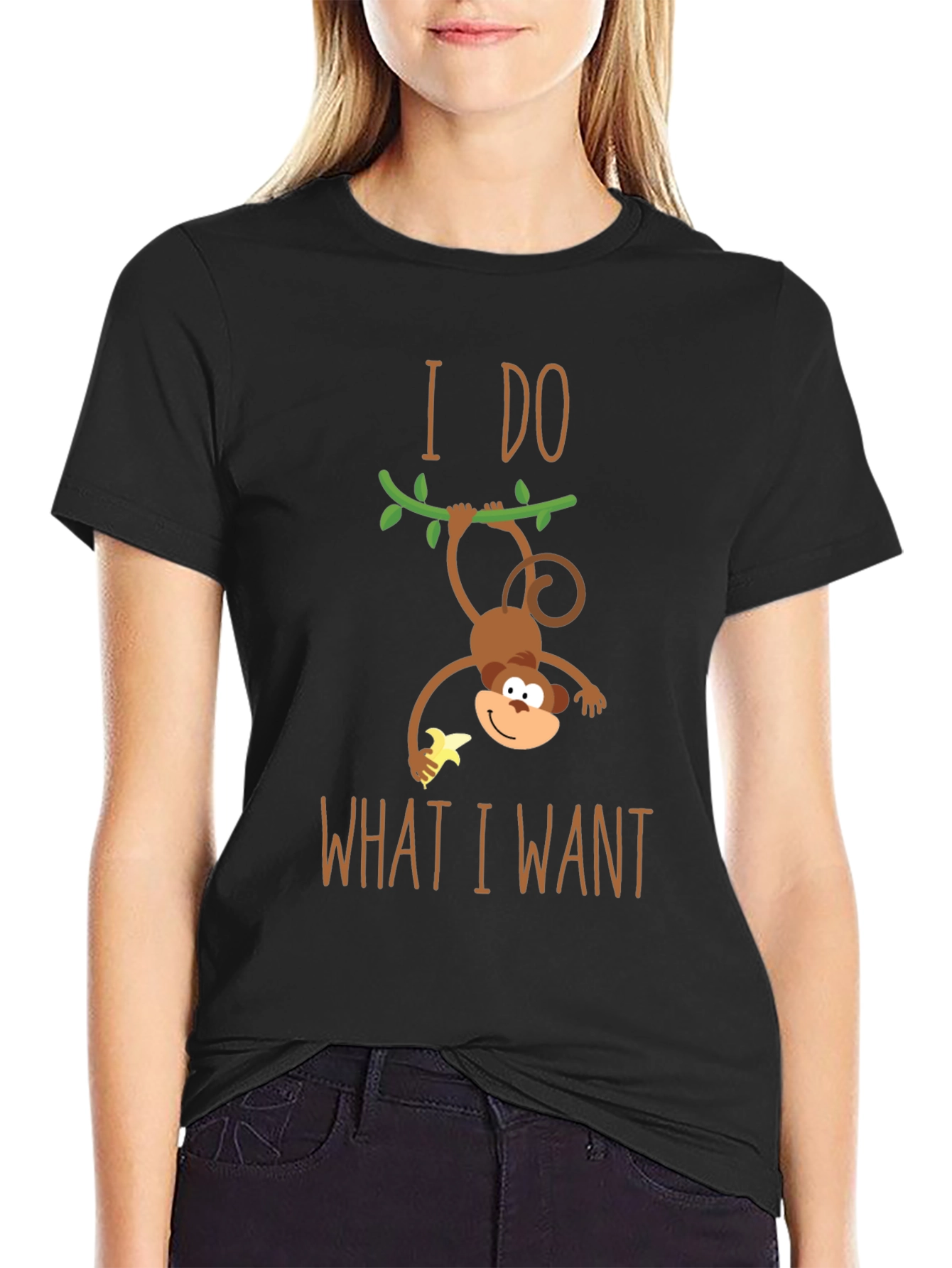 I Do What I Want Monkey T-Shirt