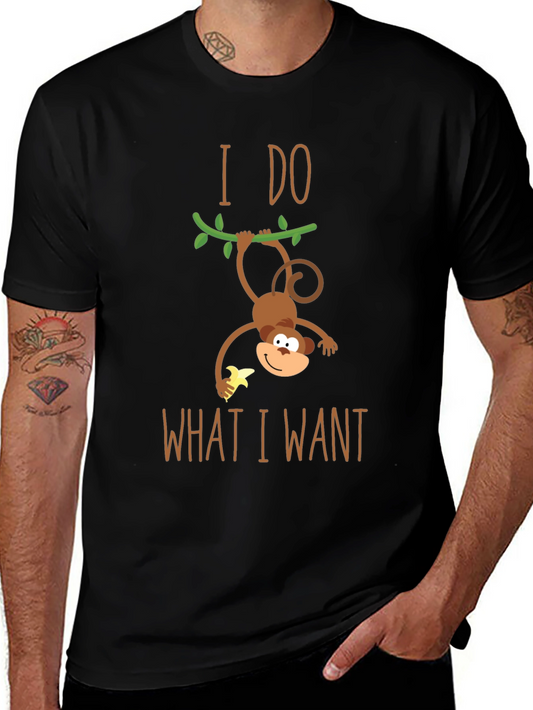 I Do What I Want Monkey T-Shirt