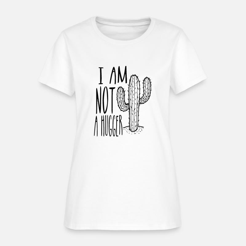 Humorous Annoyed Huggers Cactuses Illustration