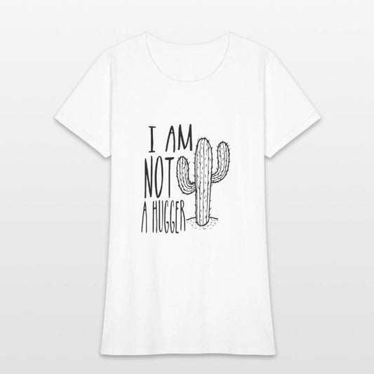 Humorous Annoyed Huggers Cactuses Illustration