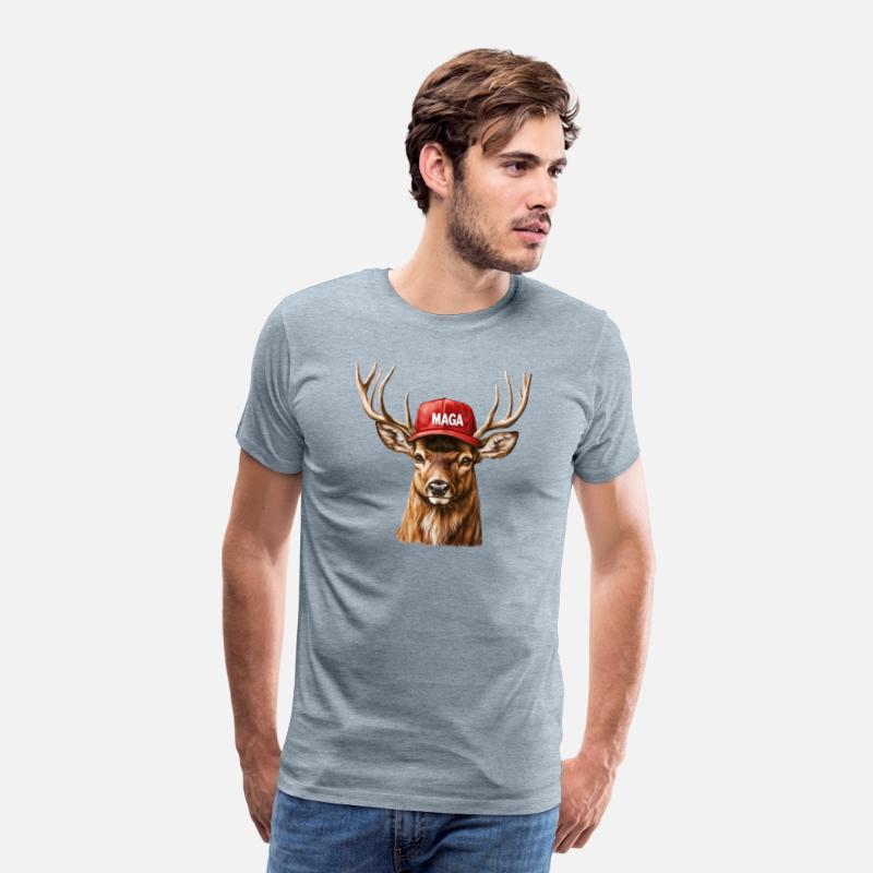 Hunting Trump Camouflage USA Flag Deer
