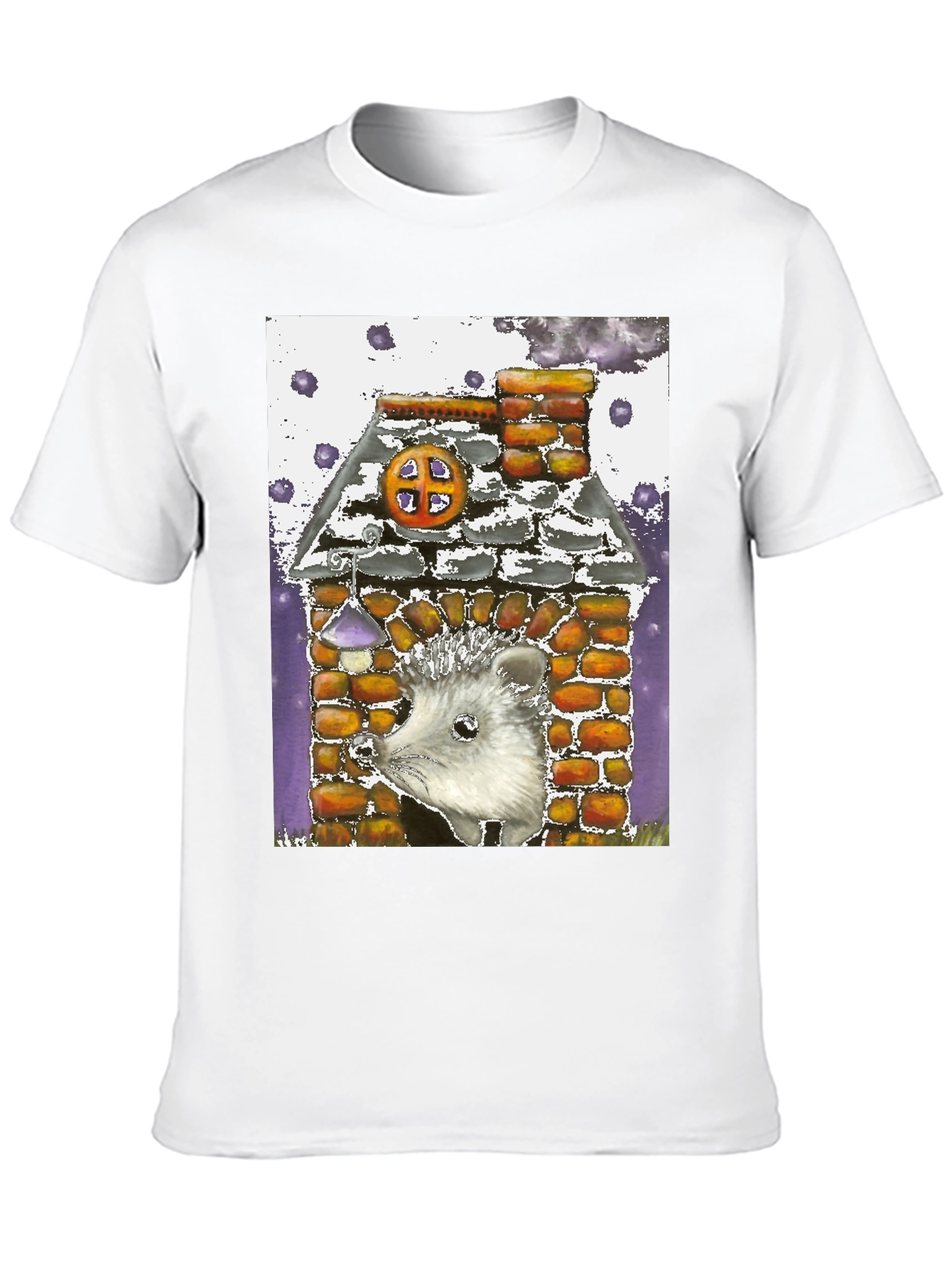Hedgehog in Brick House T-Shirt