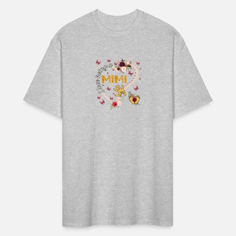 I Love Being A Mimi Heart Floral Mother'S Day Mimi