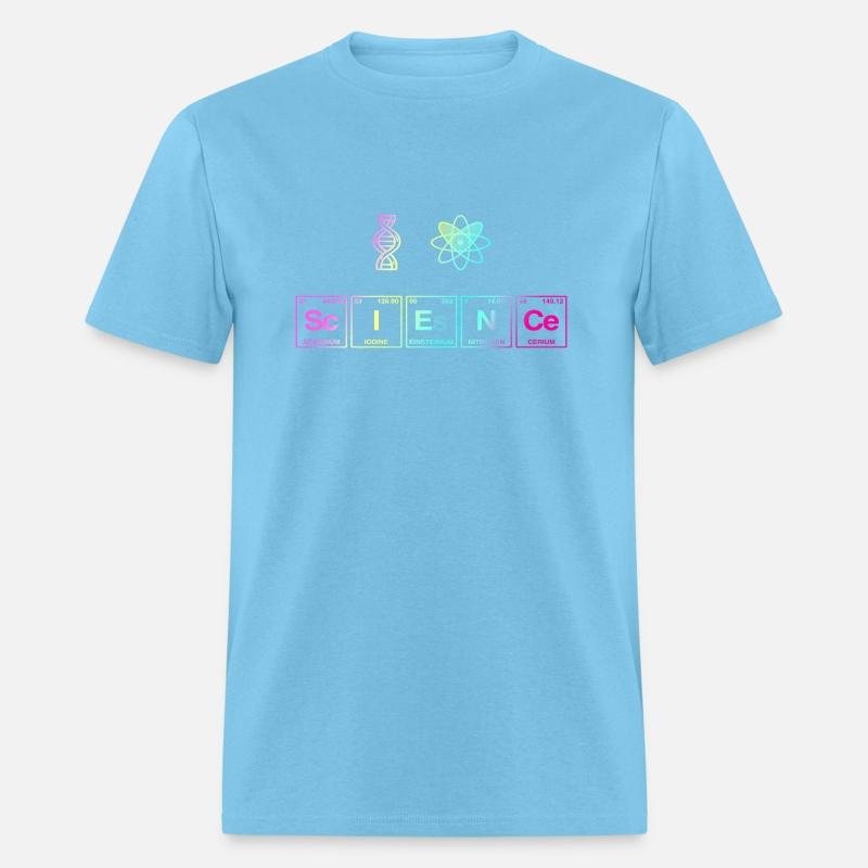 I LOVE SCIENCE - written in science symbols