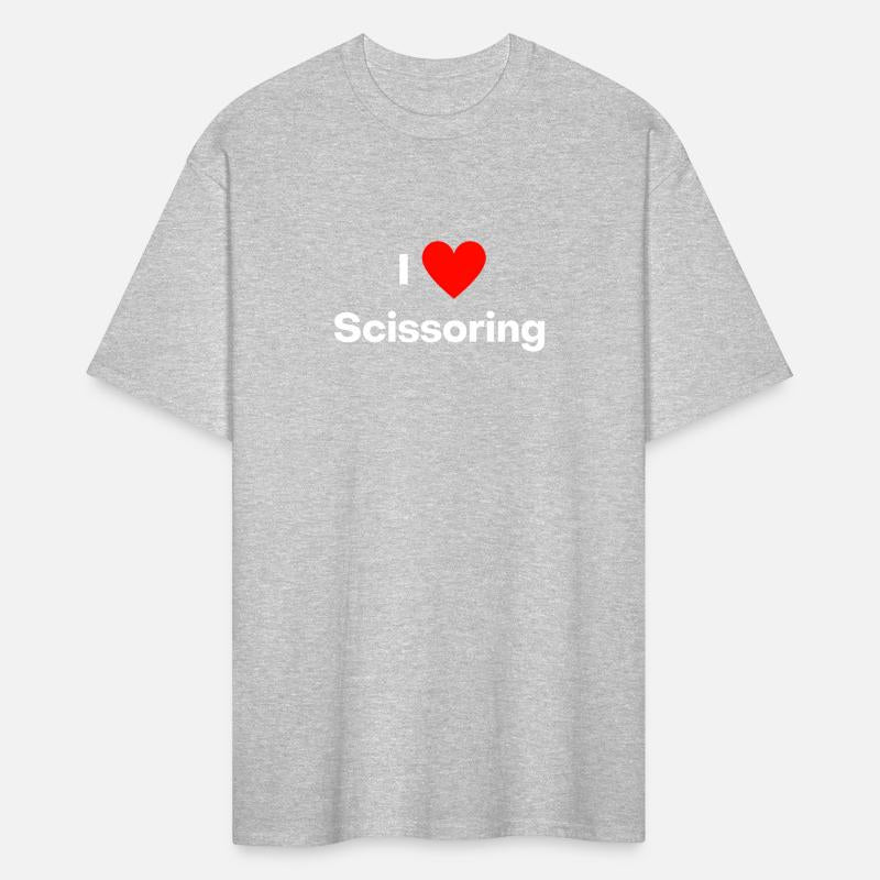 I Love Scissoring With A Red Heart