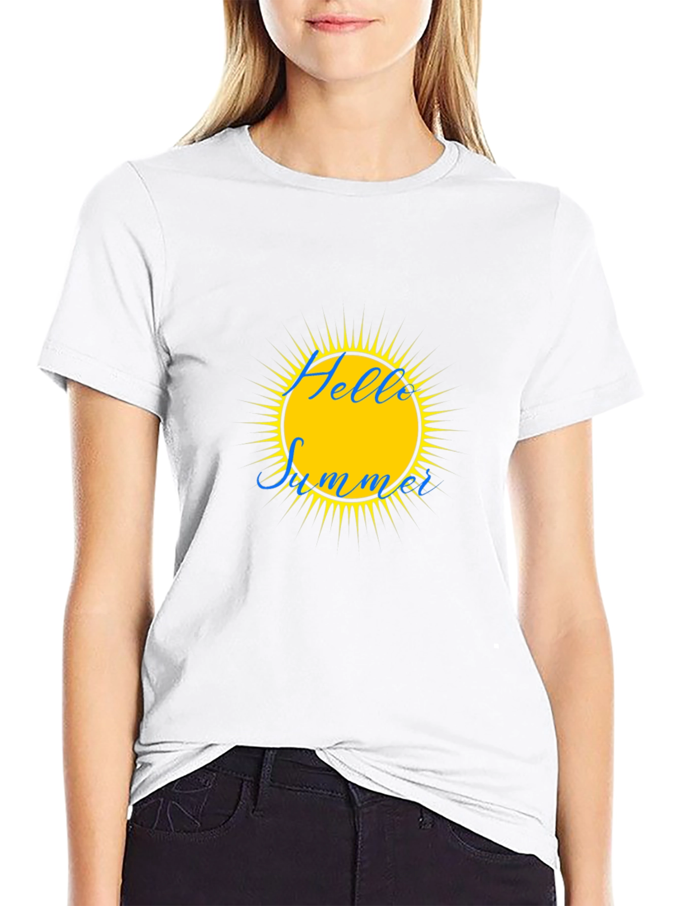 Hello Summer Graphic Tee - Stylish Summer Vibes