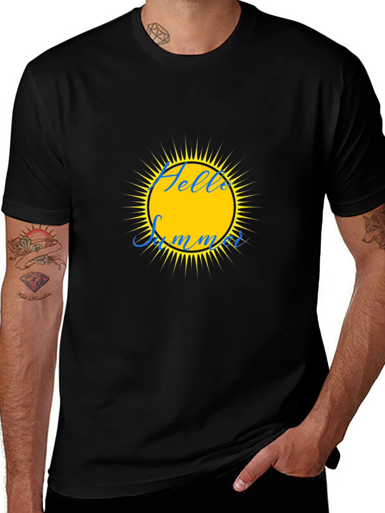 Hello Summer Graphic Tee - Stylish Summer Vibes