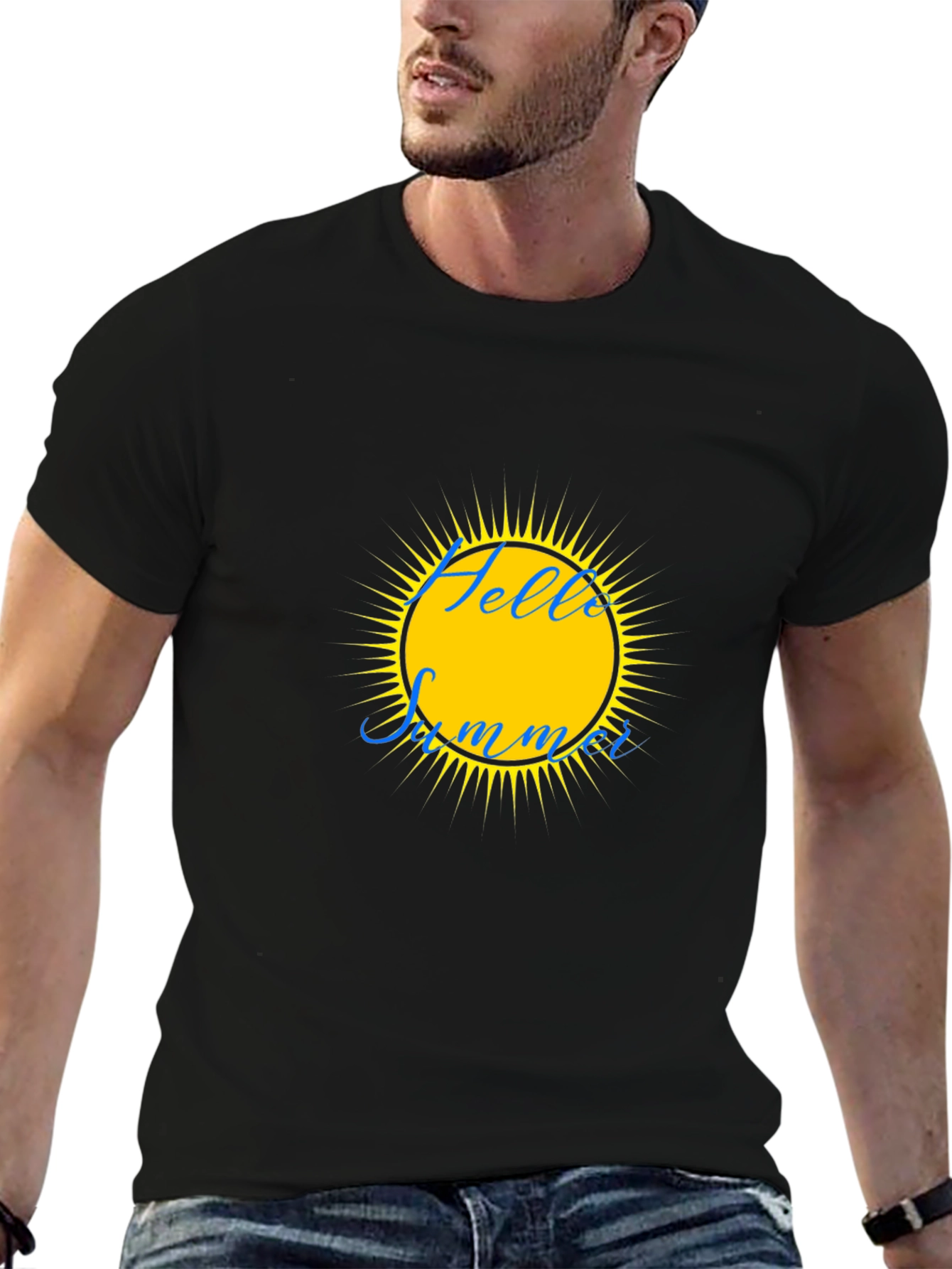 Hello Summer Graphic Tee - Stylish Summer Vibes