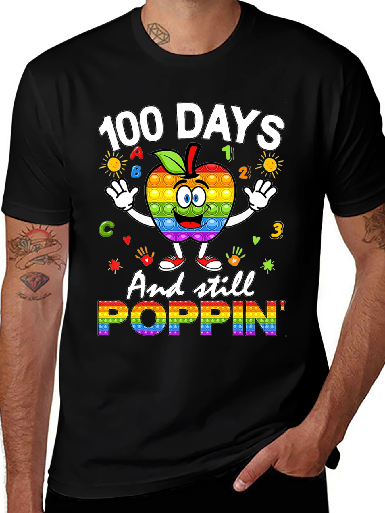 100 Days Poppin T-Shirt
