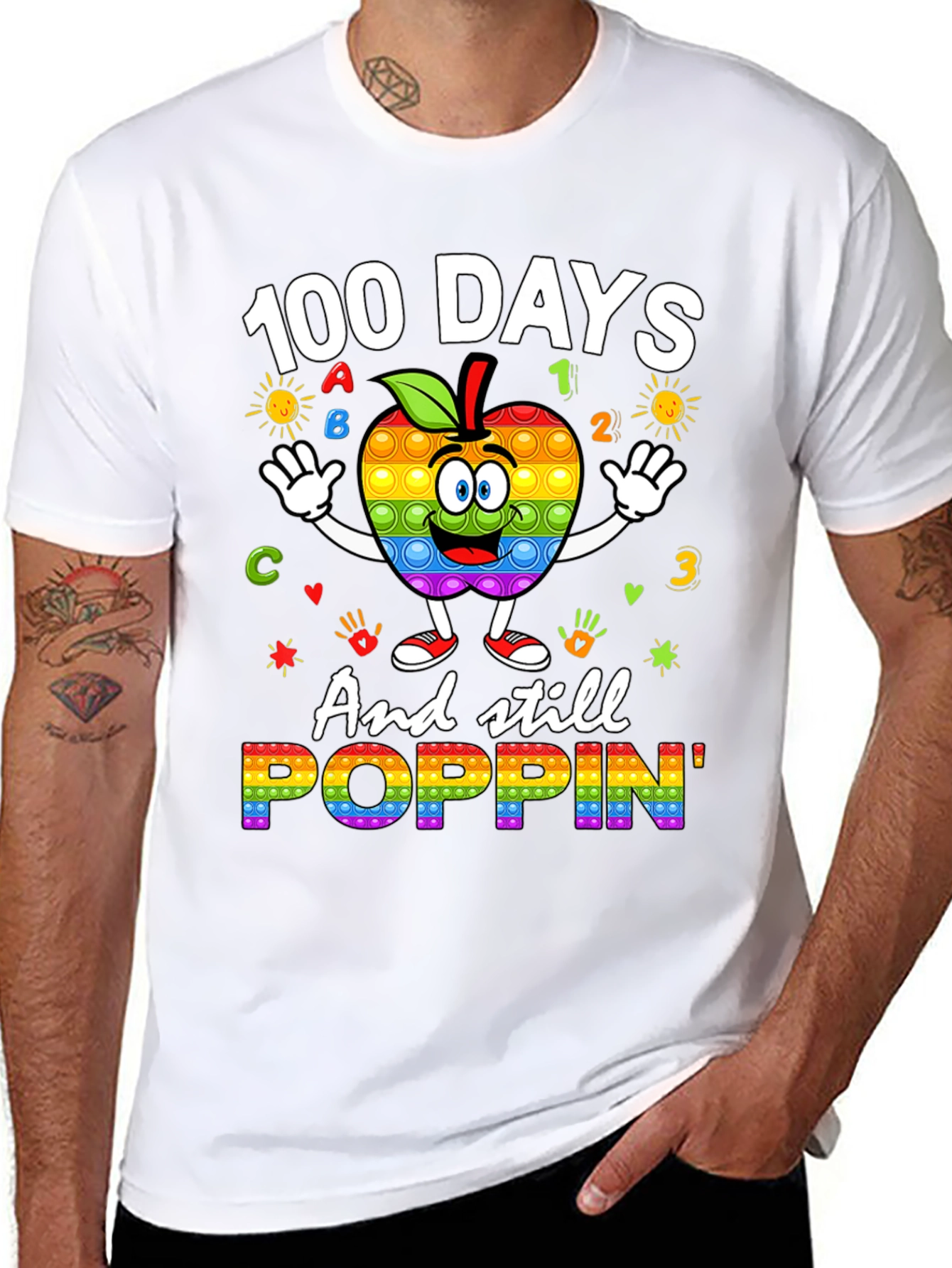 100 Days Poppin T-Shirt