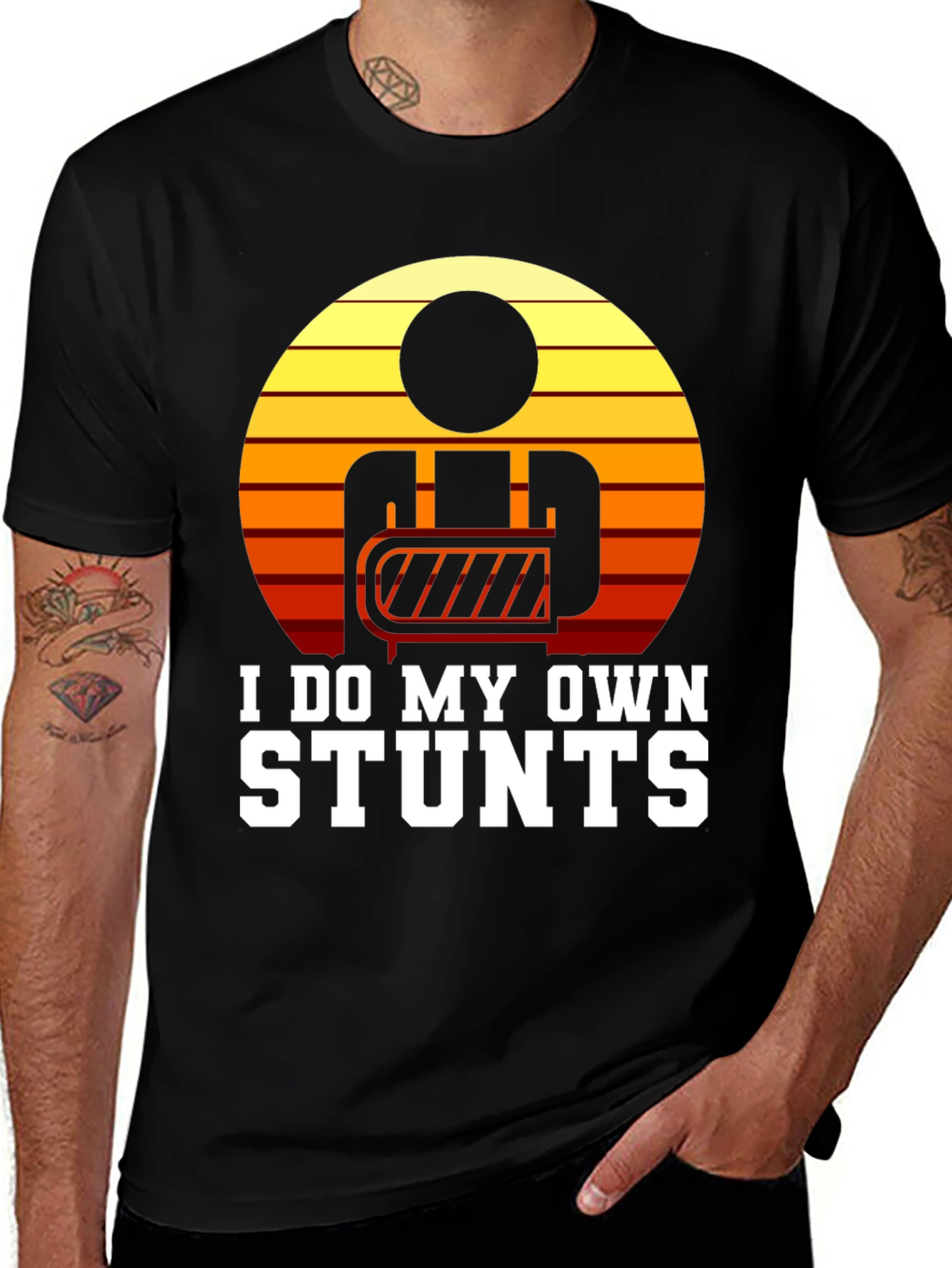 I Do My Own Stunts Graphic T-Shirt