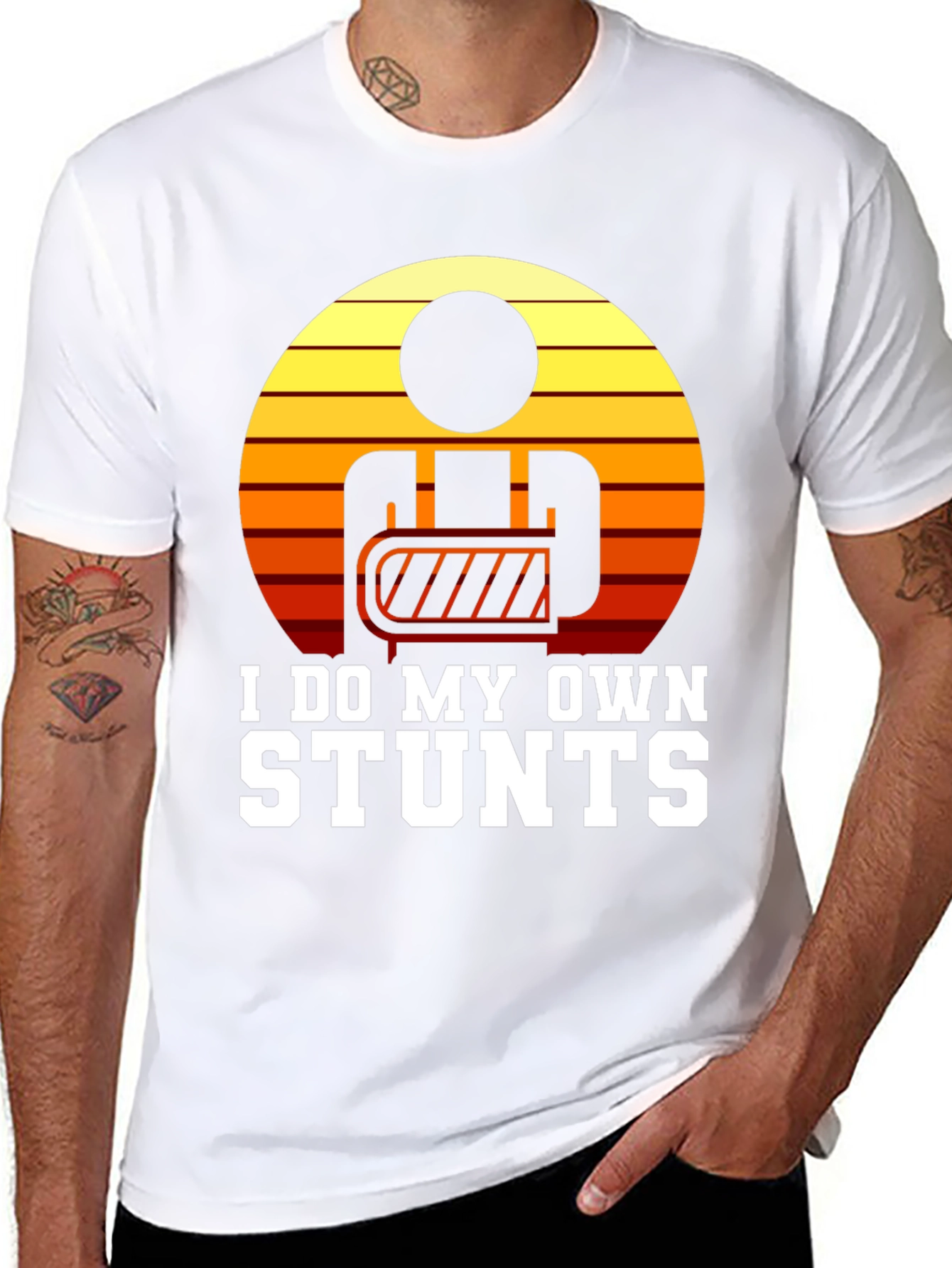 I Do My Own Stunts Graphic T-Shirt