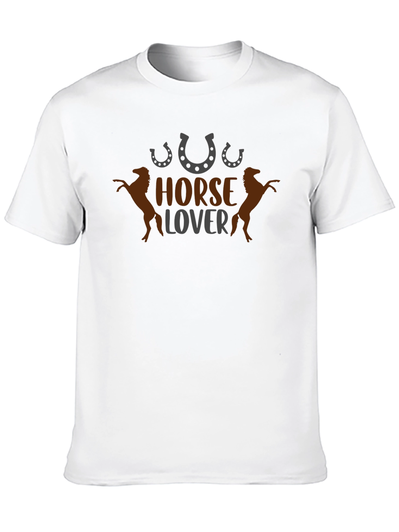 Horse Lover T-Shirt Black Equestrian