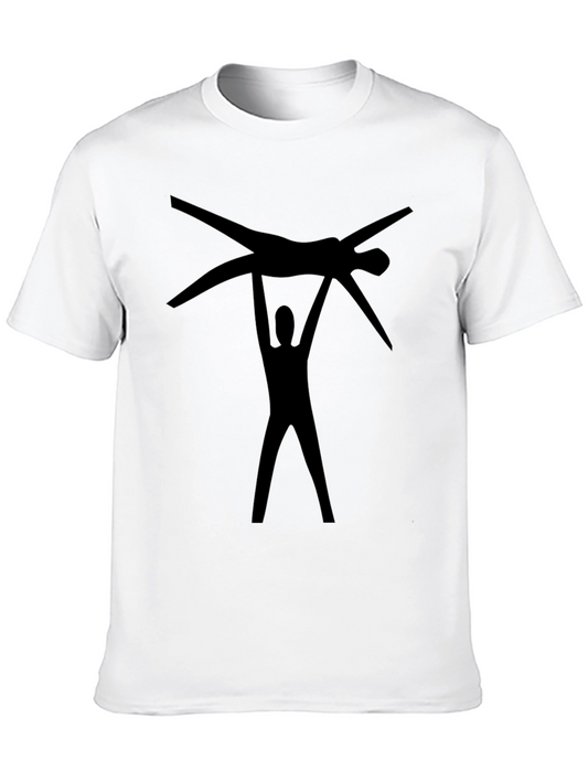 Acrobatic Silhouette Graphic T-Shirt