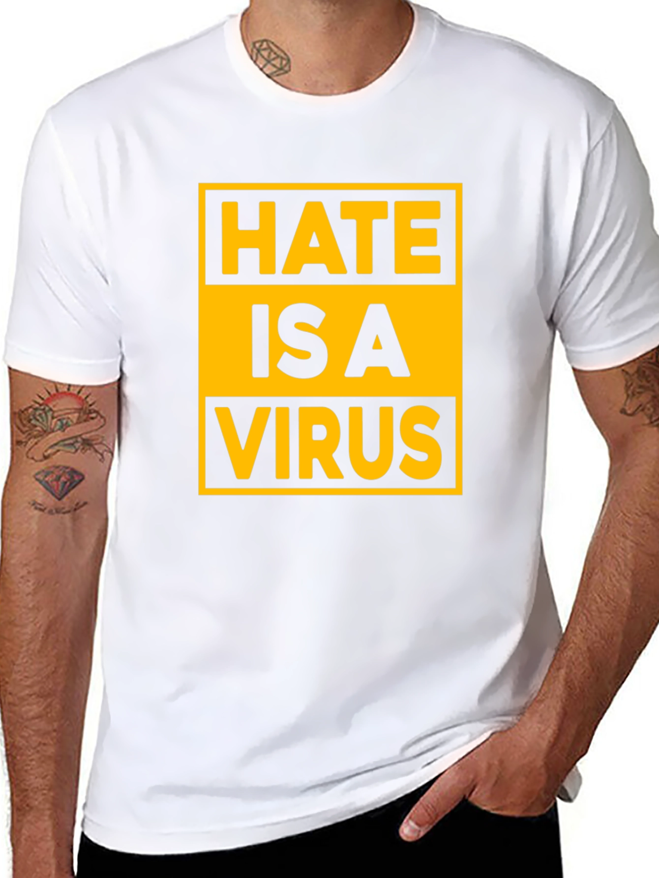 Hate Is A Virus Graphic Tee