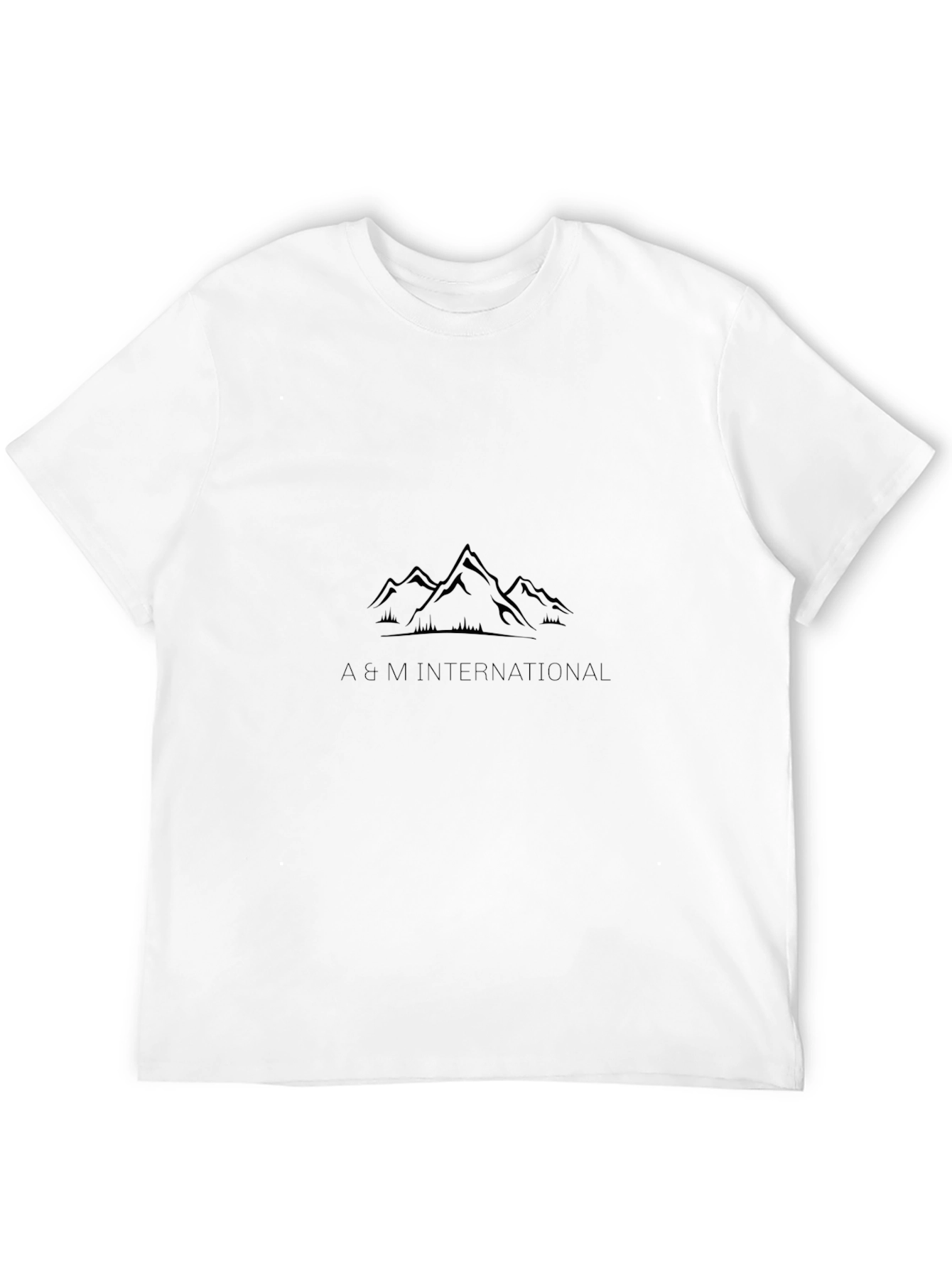 A&M International Mountain T-Shirt Black