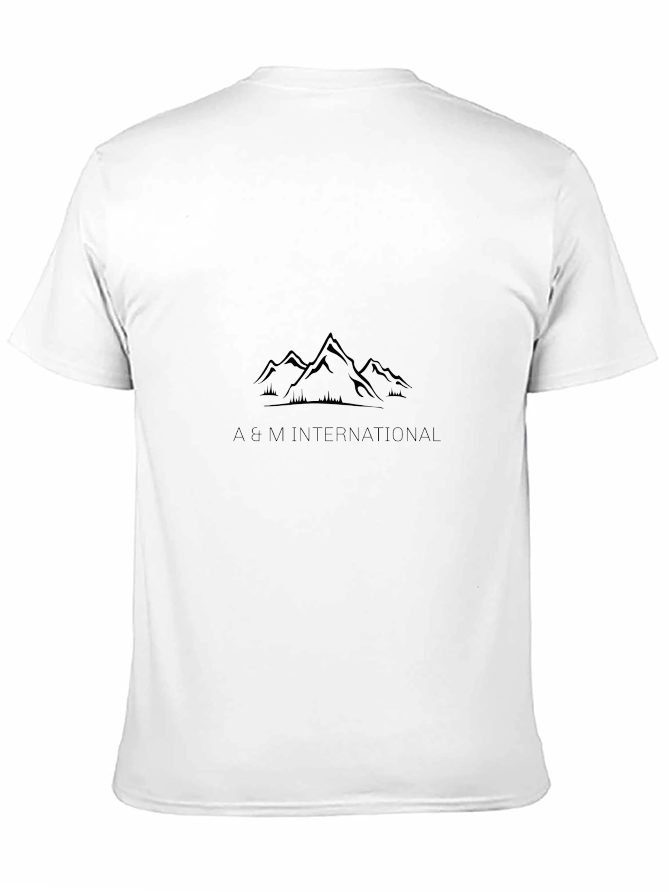 A&M International Mountain T-Shirt Black
