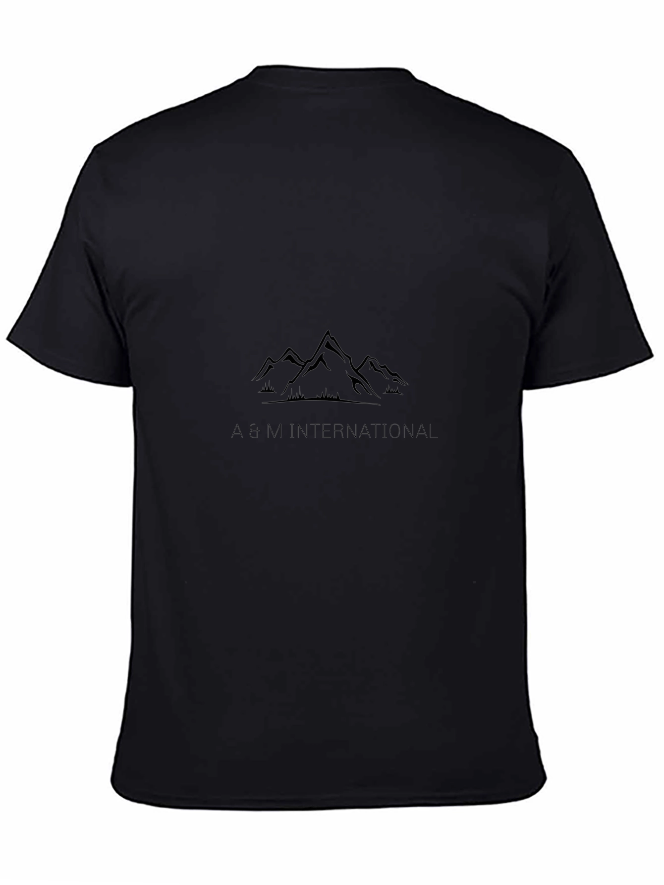 A&M International Mountain T-Shirt Black