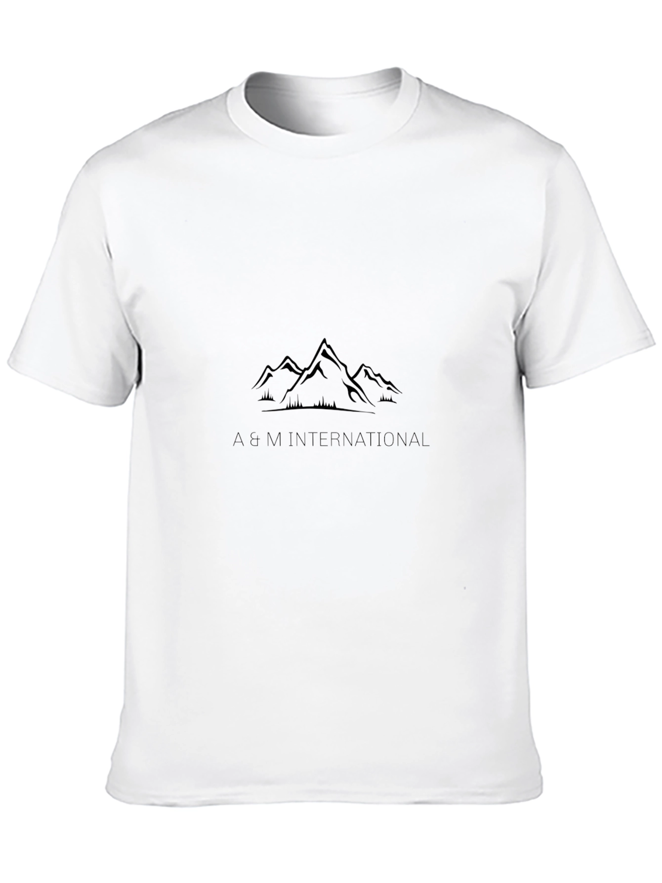 A&M International Mountain T-Shirt Black