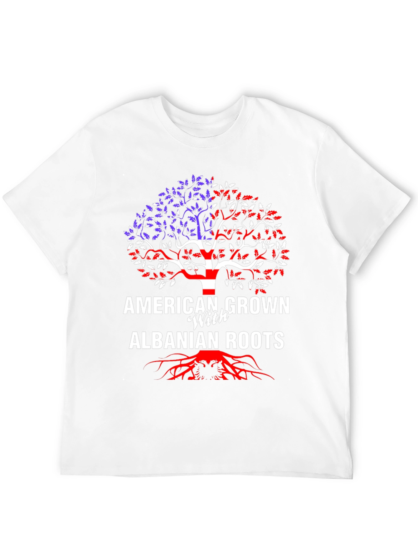 American Grown Albanian Roots T-Shirt