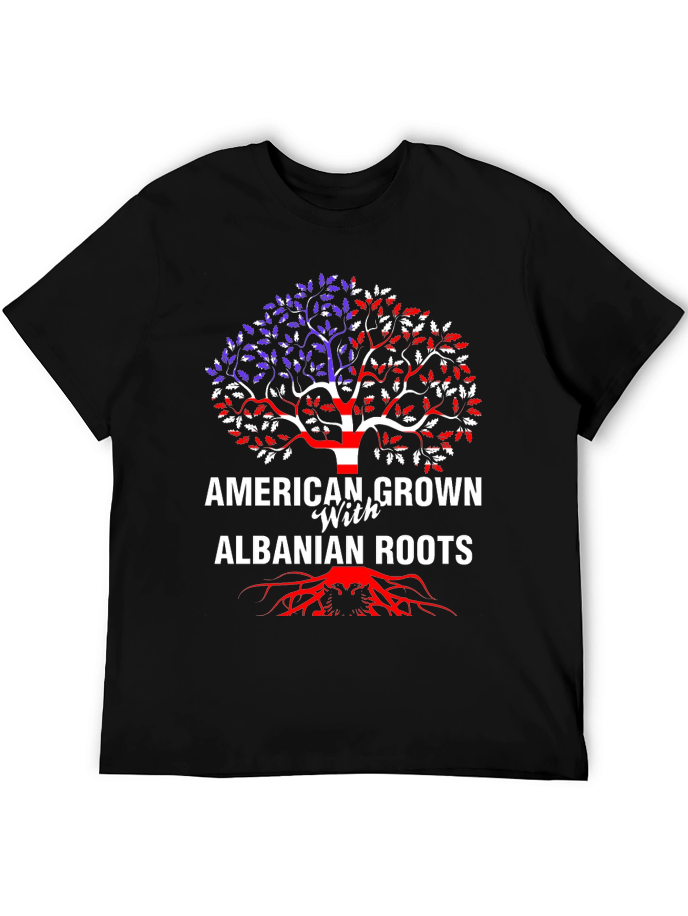 American Grown Albanian Roots T-Shirt