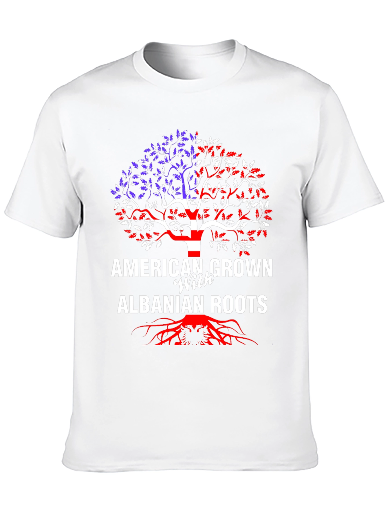 American Grown Albanian Roots T-Shirt