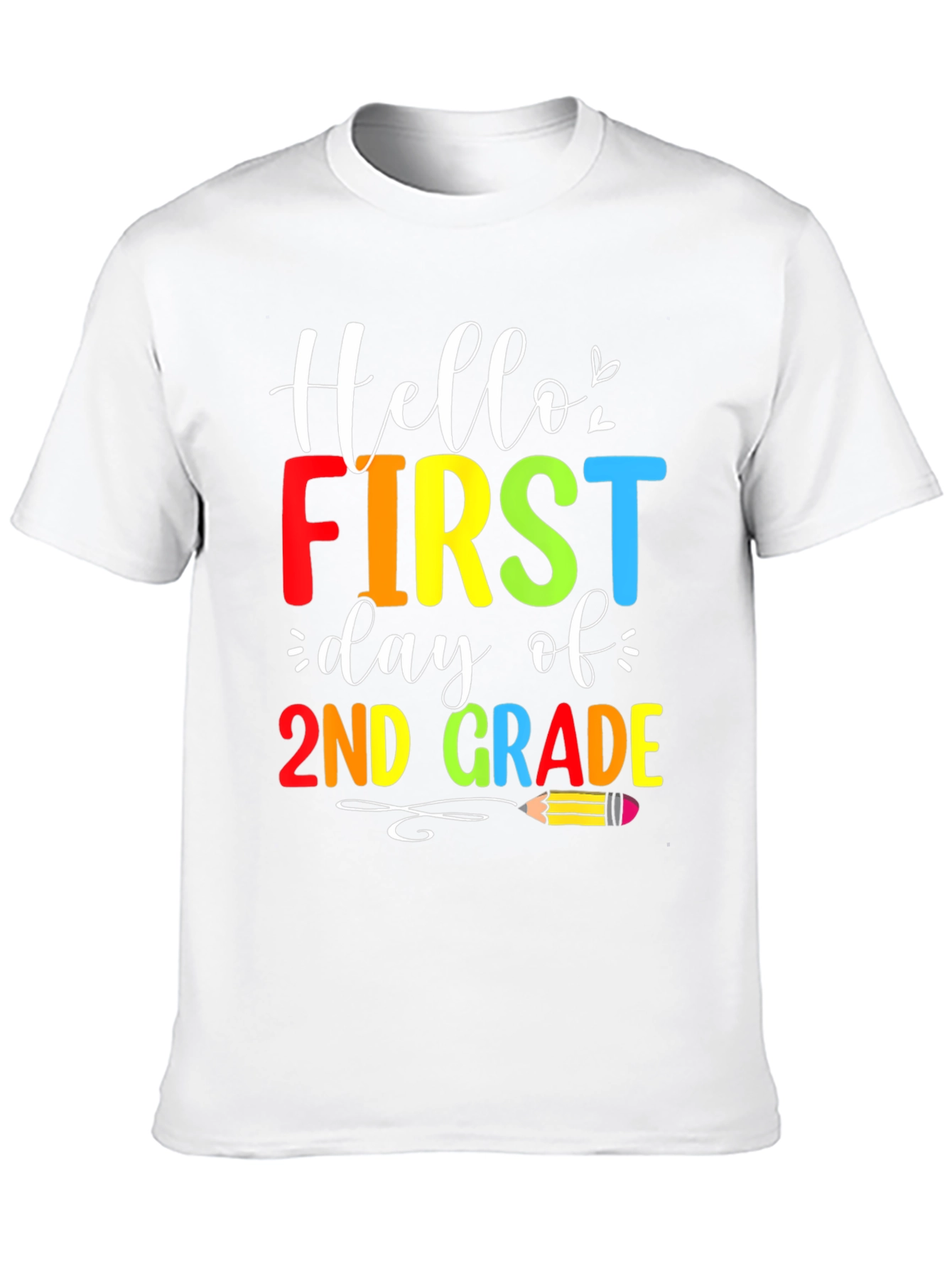 Hello 2nd Grade Back to School T-Shirt