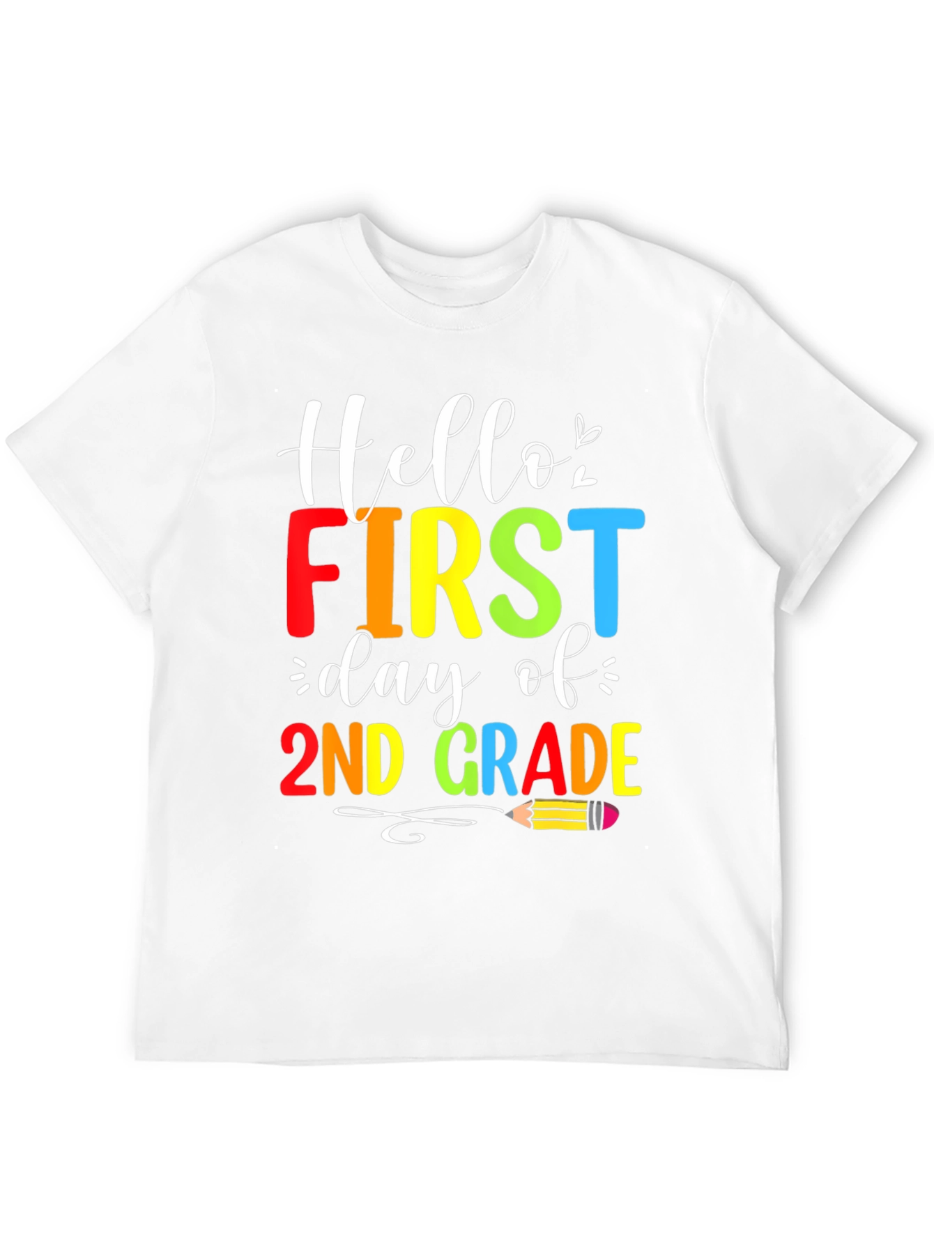 Hello 2nd Grade Back to School T-Shirt