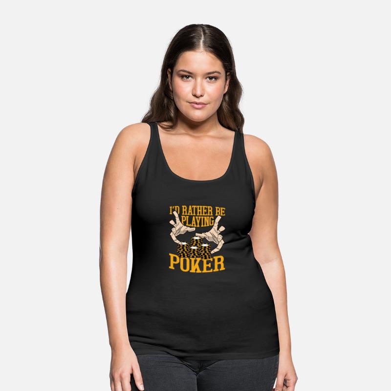 I'd Rather Be Playing Poker Gambling Card Player