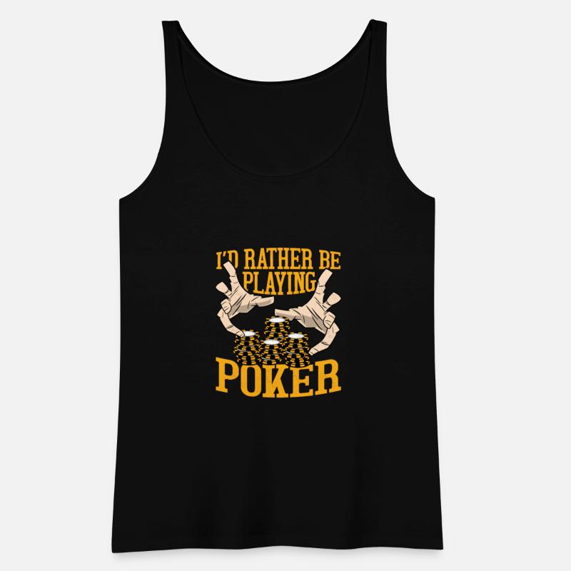 I'd Rather Be Playing Poker Gambling Card Player