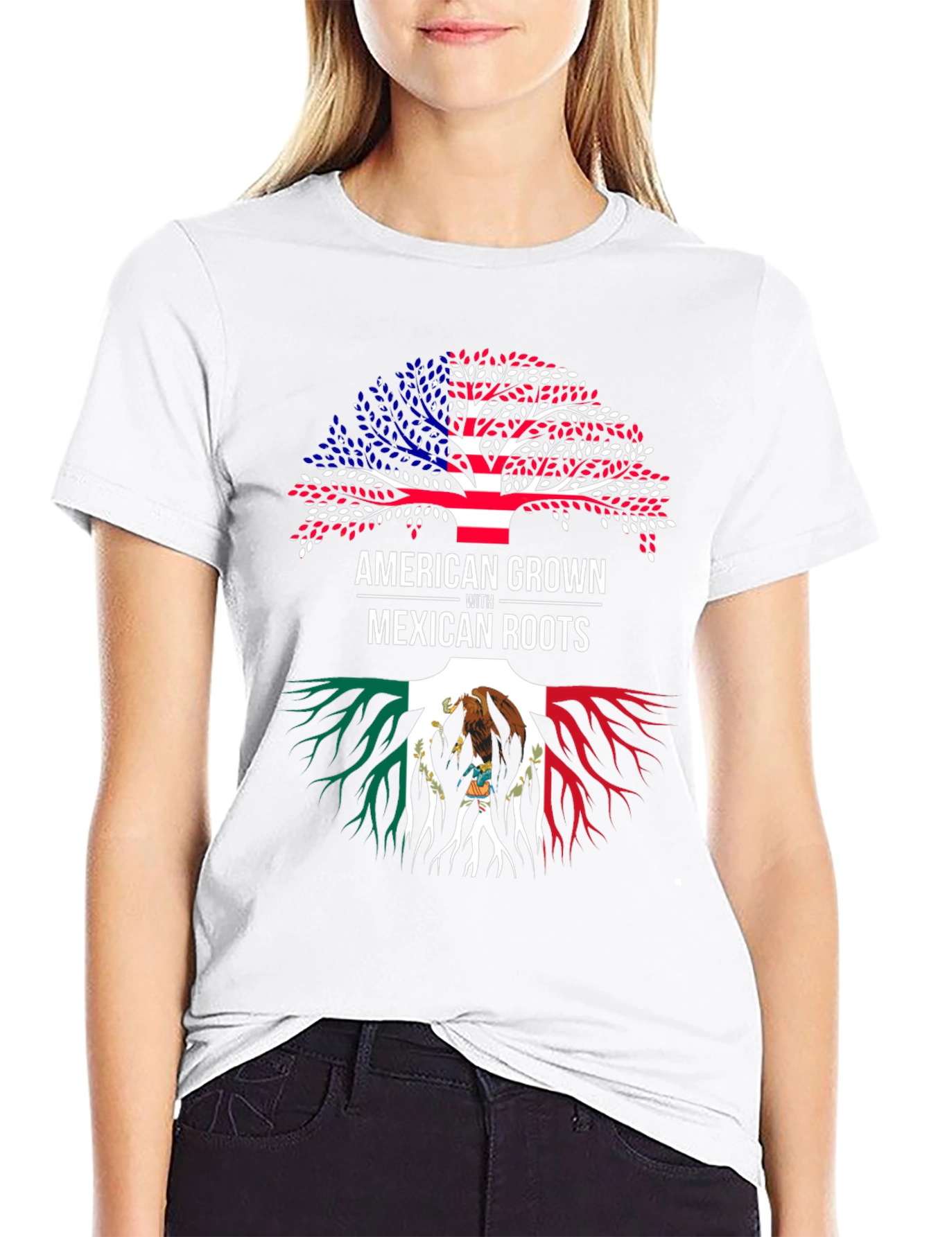 American Grown with Mexican Roots T-Shirt