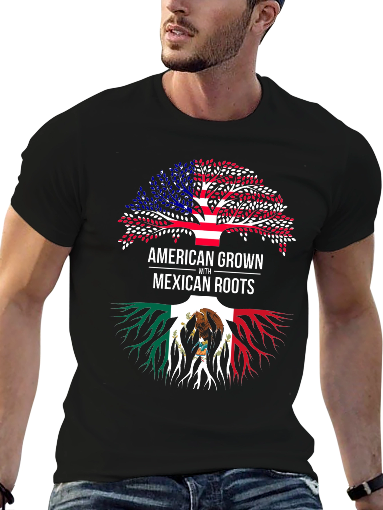 American Grown with Mexican Roots T-Shirt