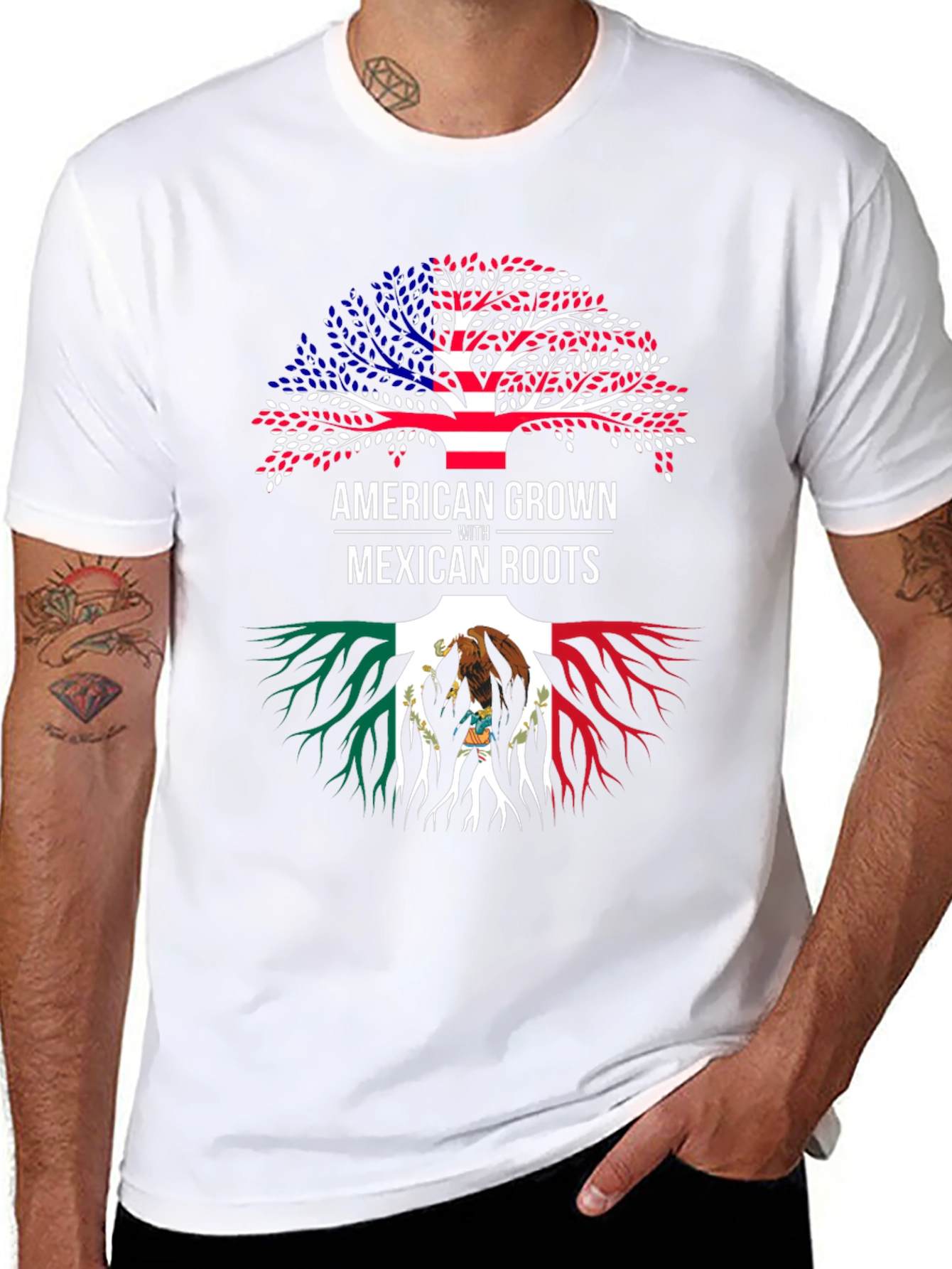 American Grown with Mexican Roots T-Shirt