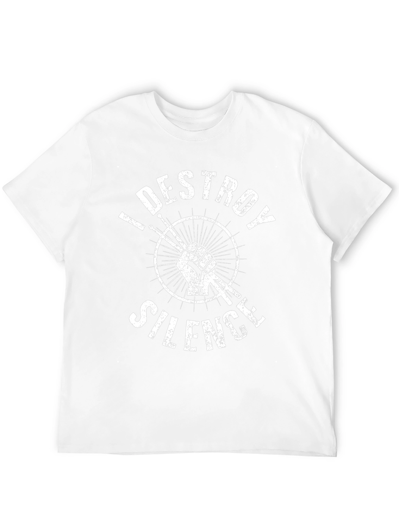 I Destroy Silence Drummer T-Shirt - Black