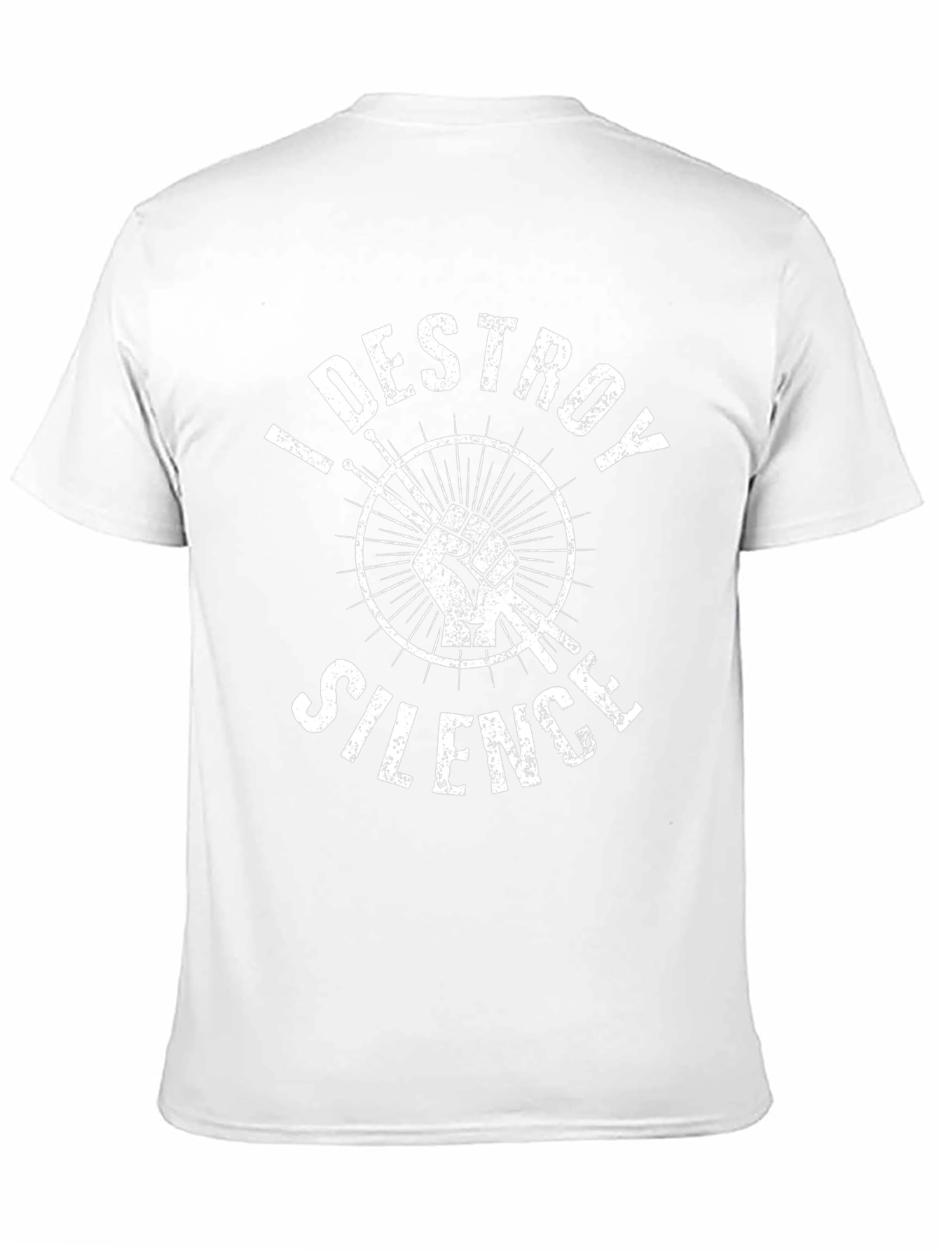 I Destroy Silence Drummer T-Shirt - Black