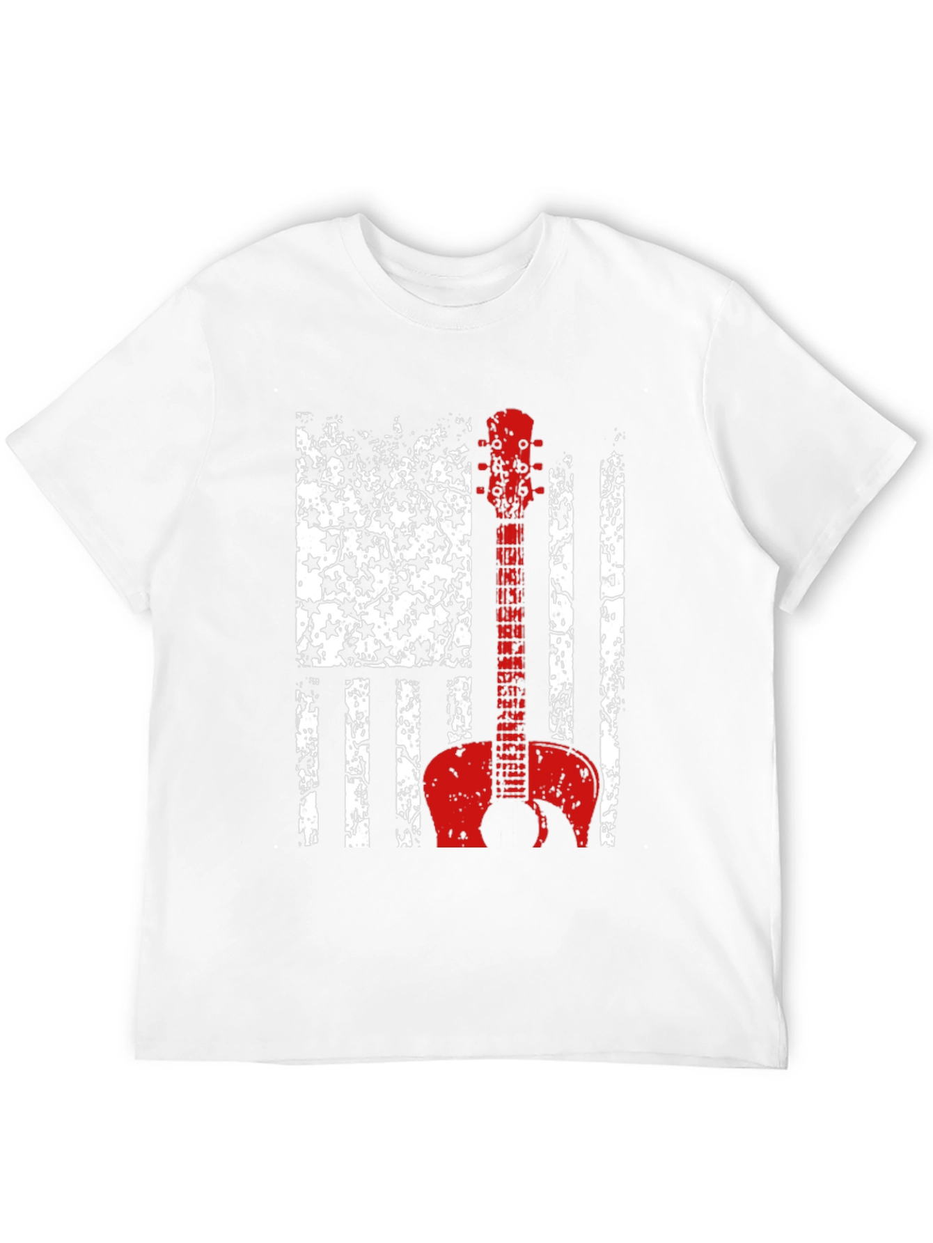 American Flag Guitar T-Shirt